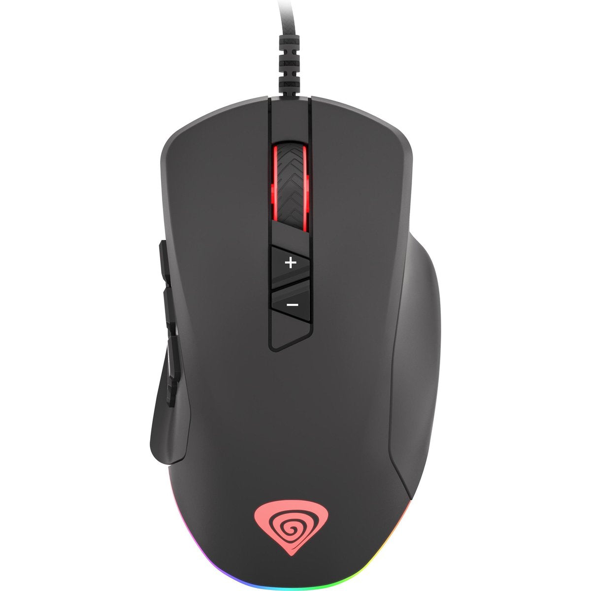 Genesis Xenon 770 RGB – FPS en MMO Gaming Muis – Aanpasbaar – Tot 14 Programmeerbare Knoppen – 10200 DPI Genesis Xenon 770 RGB – FPS en MMO Gaming Muis – Aanpasbaar – Tot 14 Programmeerbare Knoppen – 10200 DPI